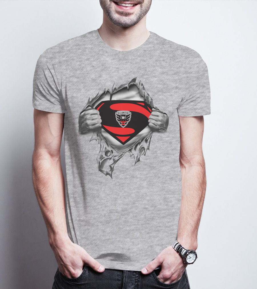 Dc United Superman Shield T-Shirt