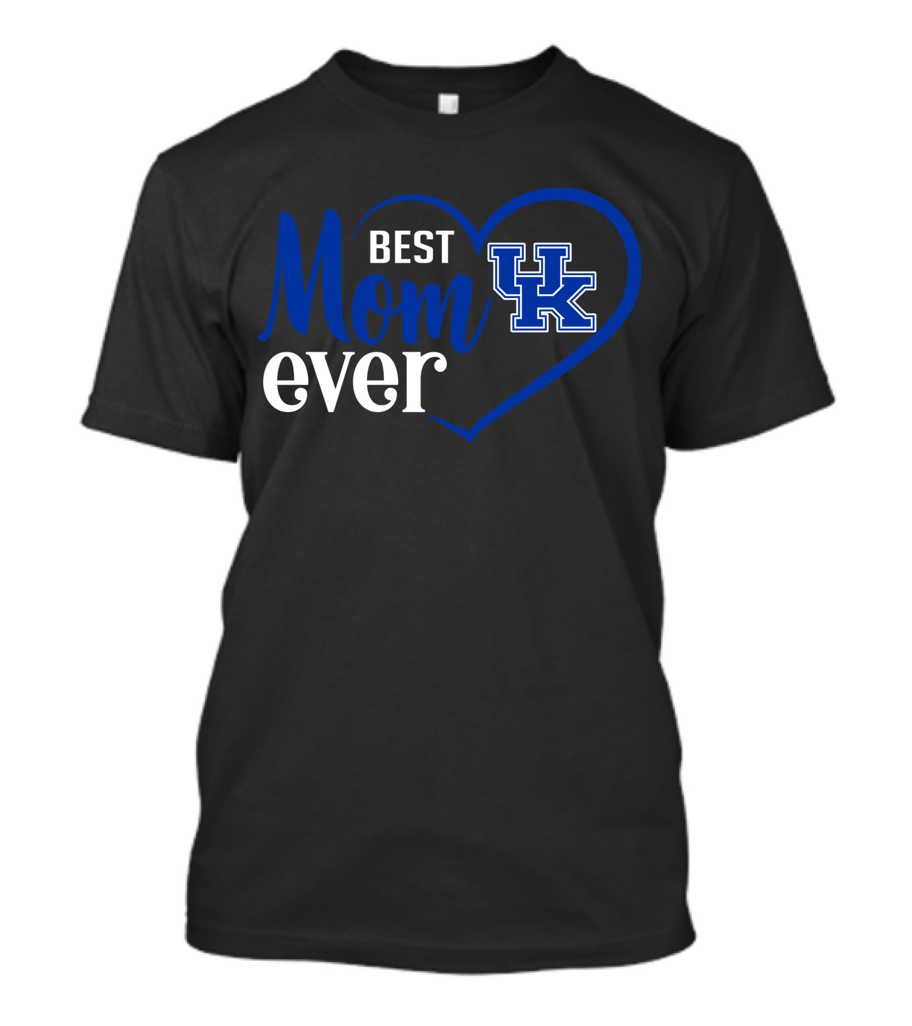 Kentucky Wildcats Best Mom Ever With Uk Heart T-Shirt