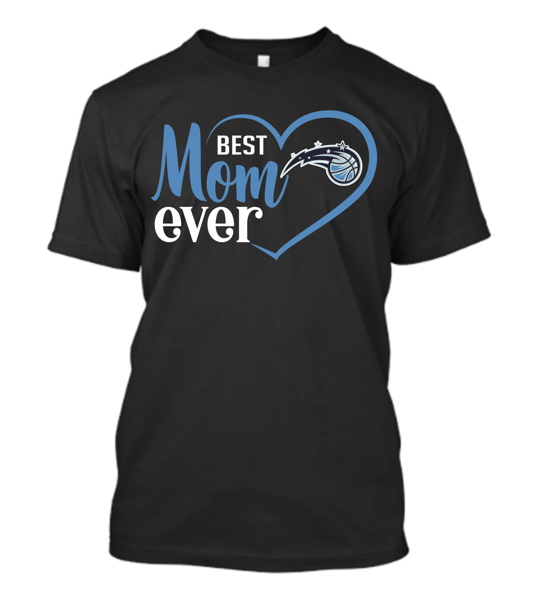 Orlando Magic Best Mom Ever Heart T-Shirt