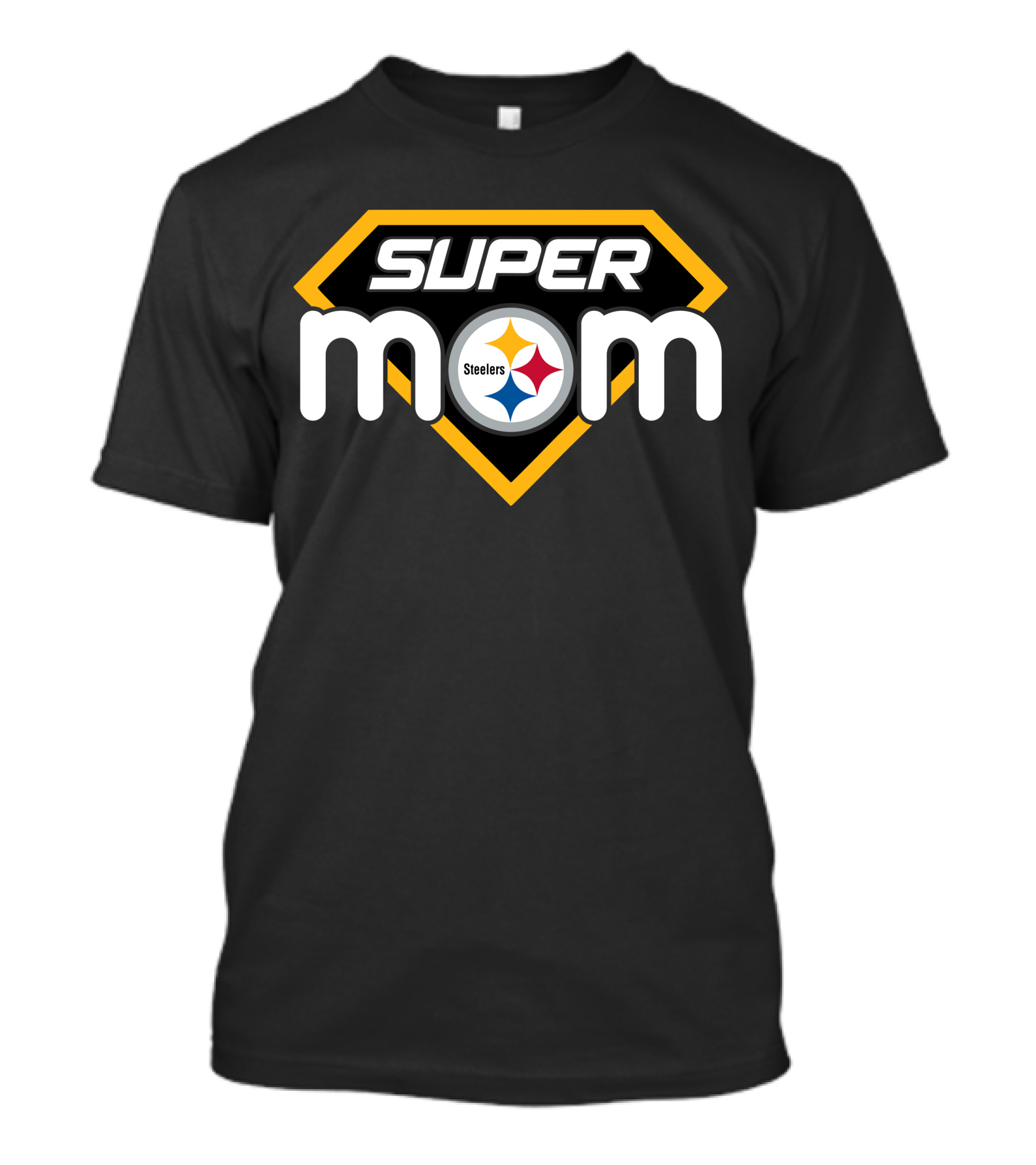 Pittsburgh Steelers Super Mom T-Shirt