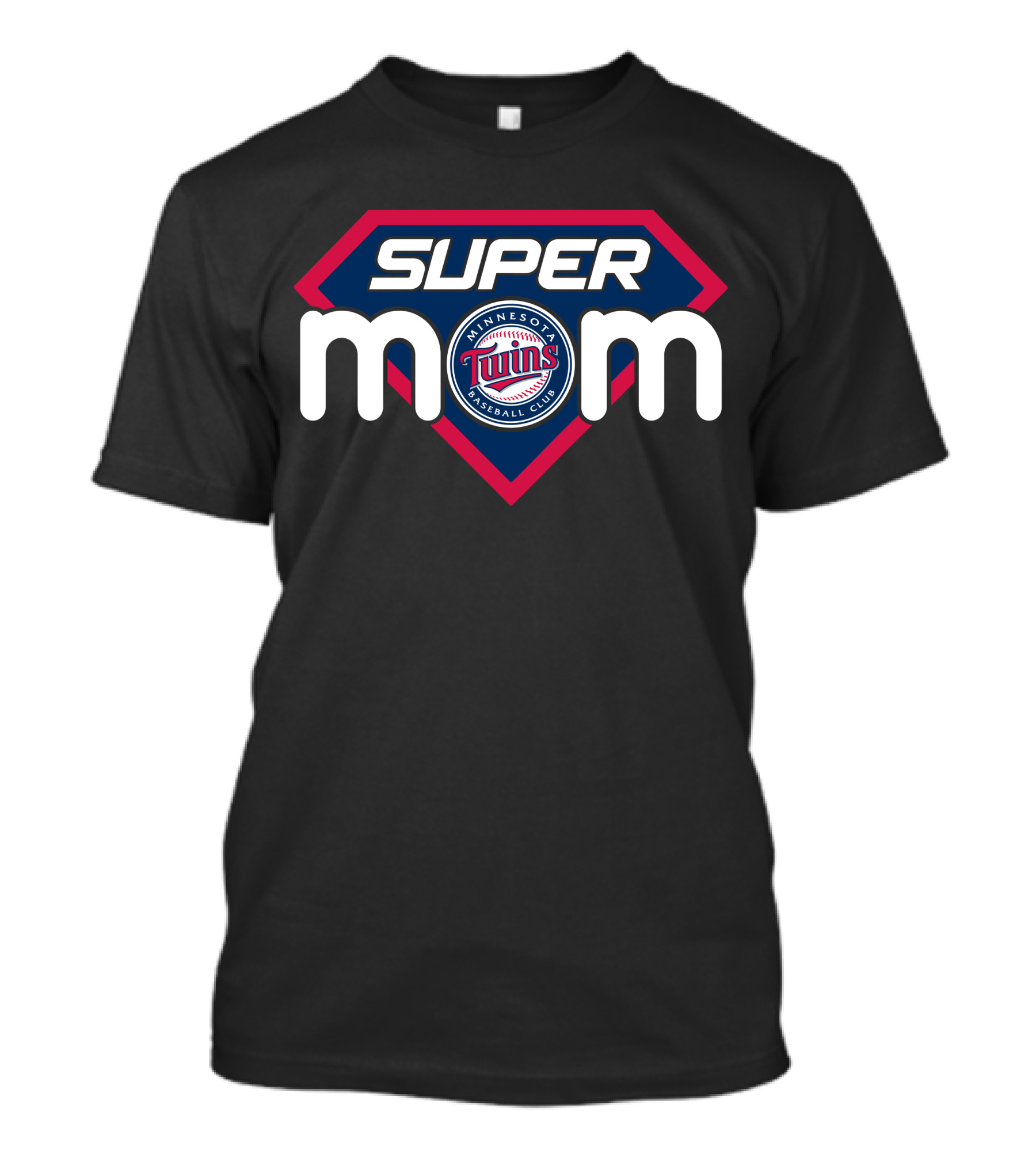 Super Mom Minnesota Twins Baseball Club T-Shirt