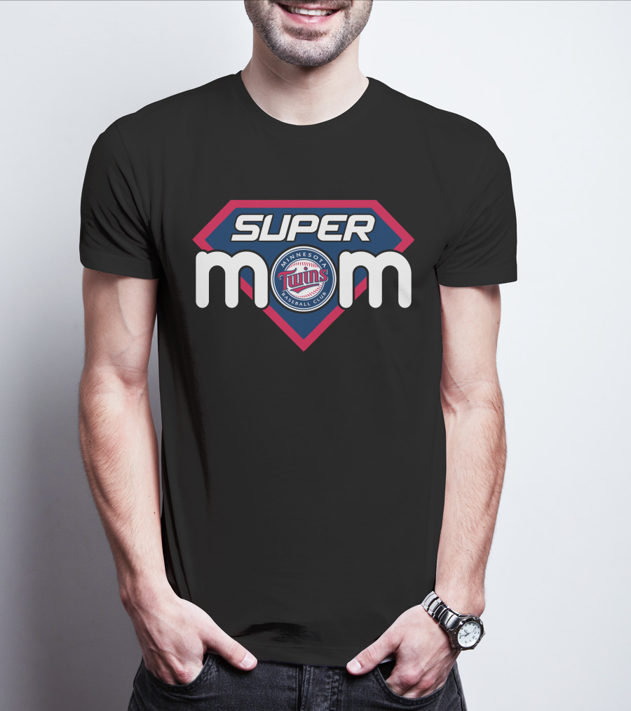 Super Mom Minnesota Twins Baseball Club T-Shirt