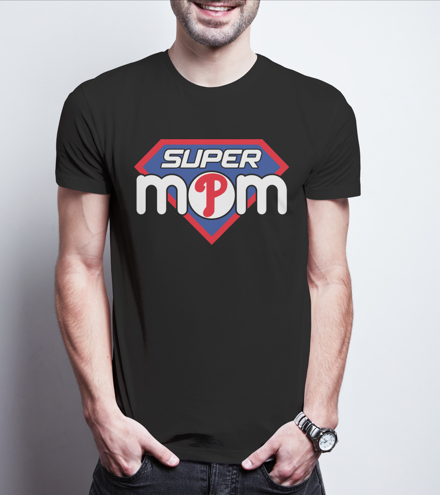 Super Mom Philadelphia Phillies 'P' T-Shirt