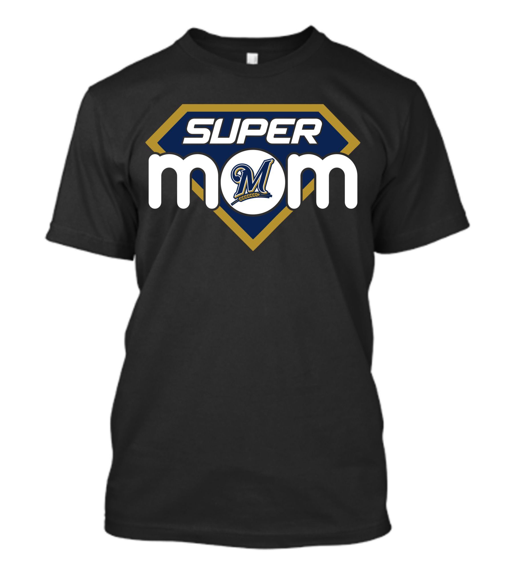 Milwaukee Brewers Super Mom T-Shirt