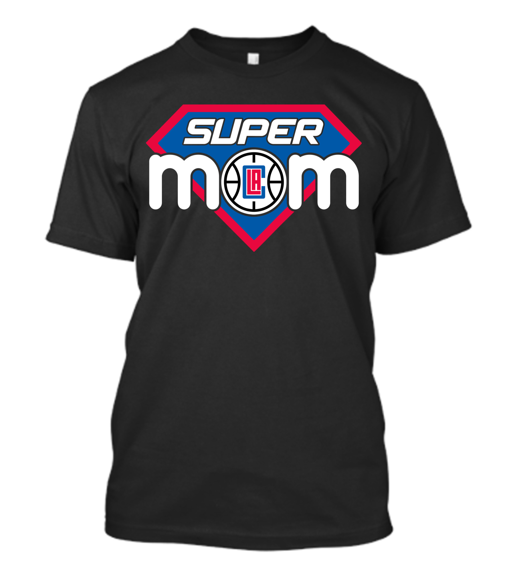 Super Mom La Clippers Basketball T-Shirt