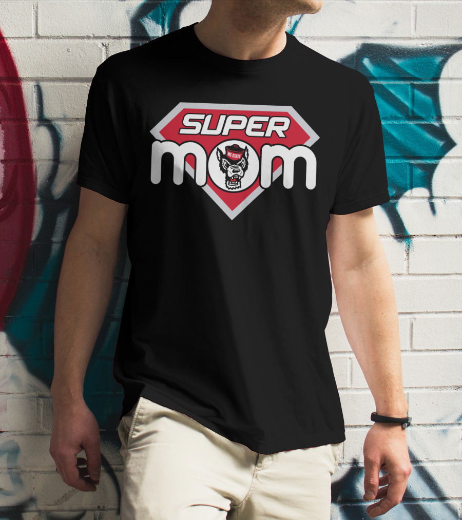Nc State Wolfpack Super Mom T-Shirt