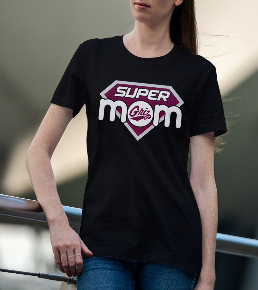 Montana Grizzlies Super Mom Griz T-Shirt