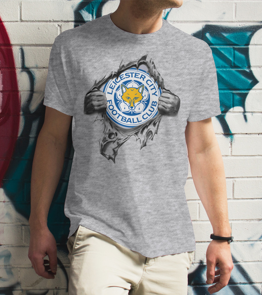 Leicester City Football Club Super Fan 285 Fox Crest T-Shirt