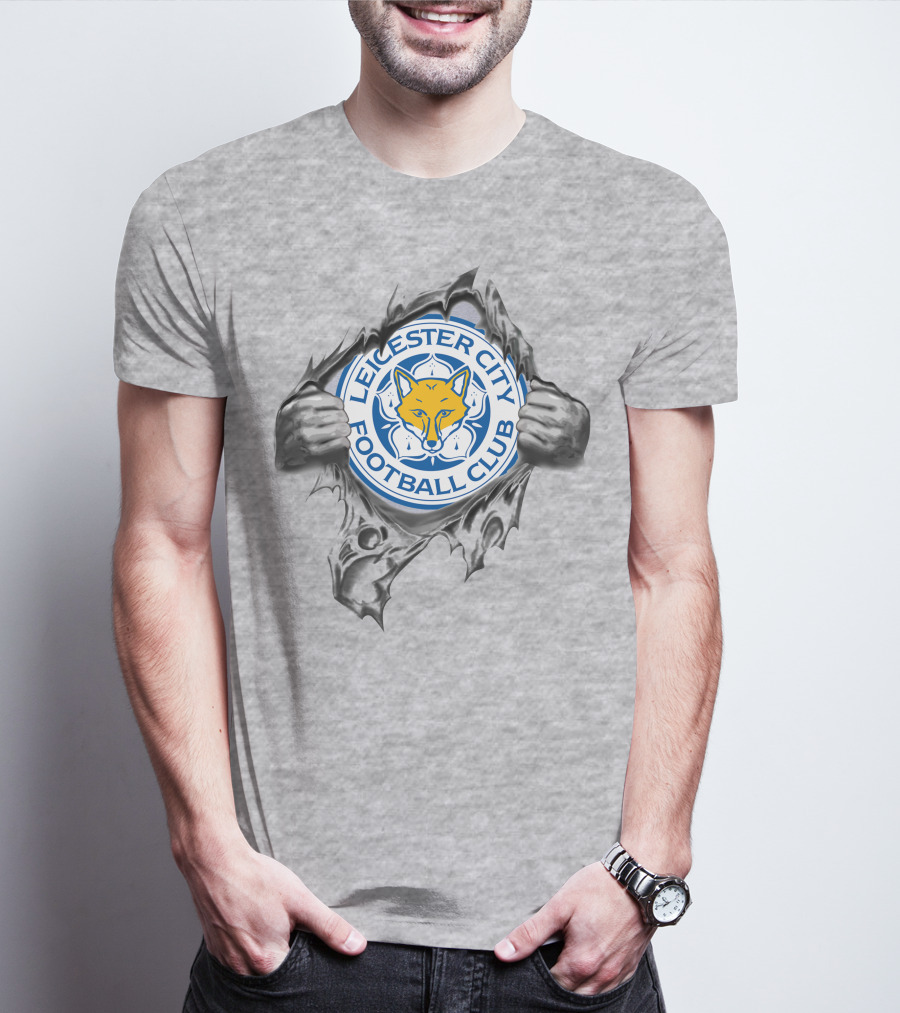 Leicester City Football Club Super Fan 285 Fox Crest T-Shirt