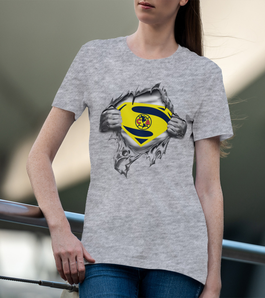 Club América Superman Logo Emblem Outfit T-Shirt