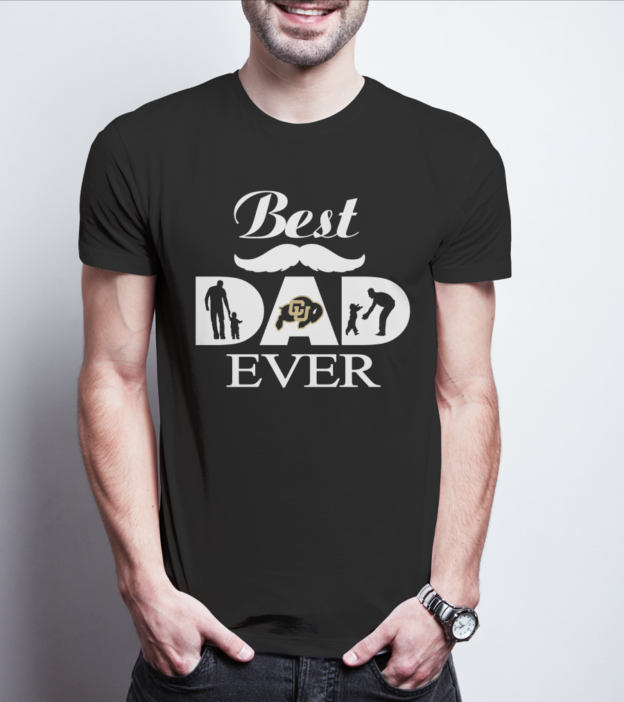 Best Dad Ever 101 Colorado Buffaloes T-Shirt