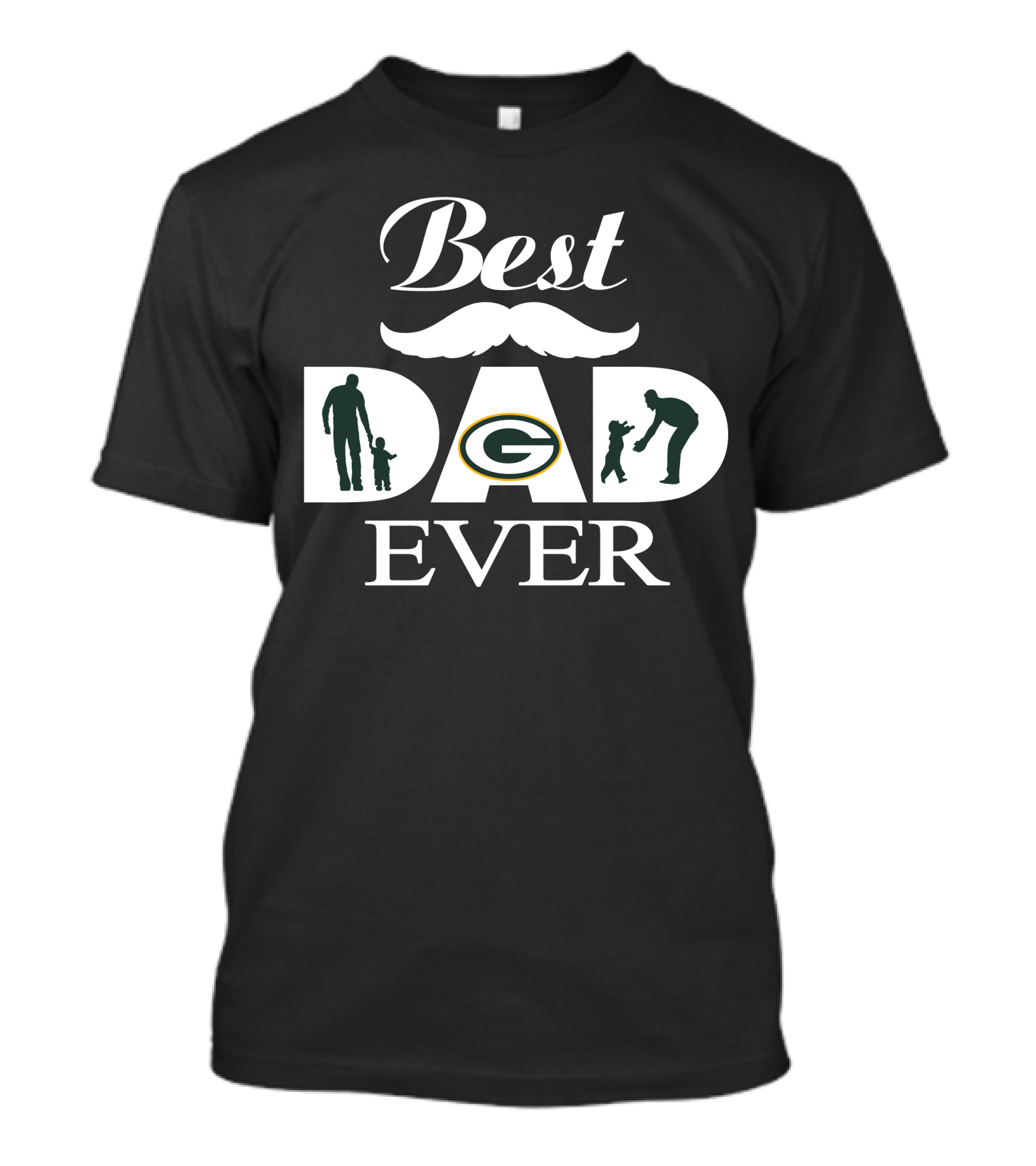 Green Bay Packers Best Dad Ever T-Shirt