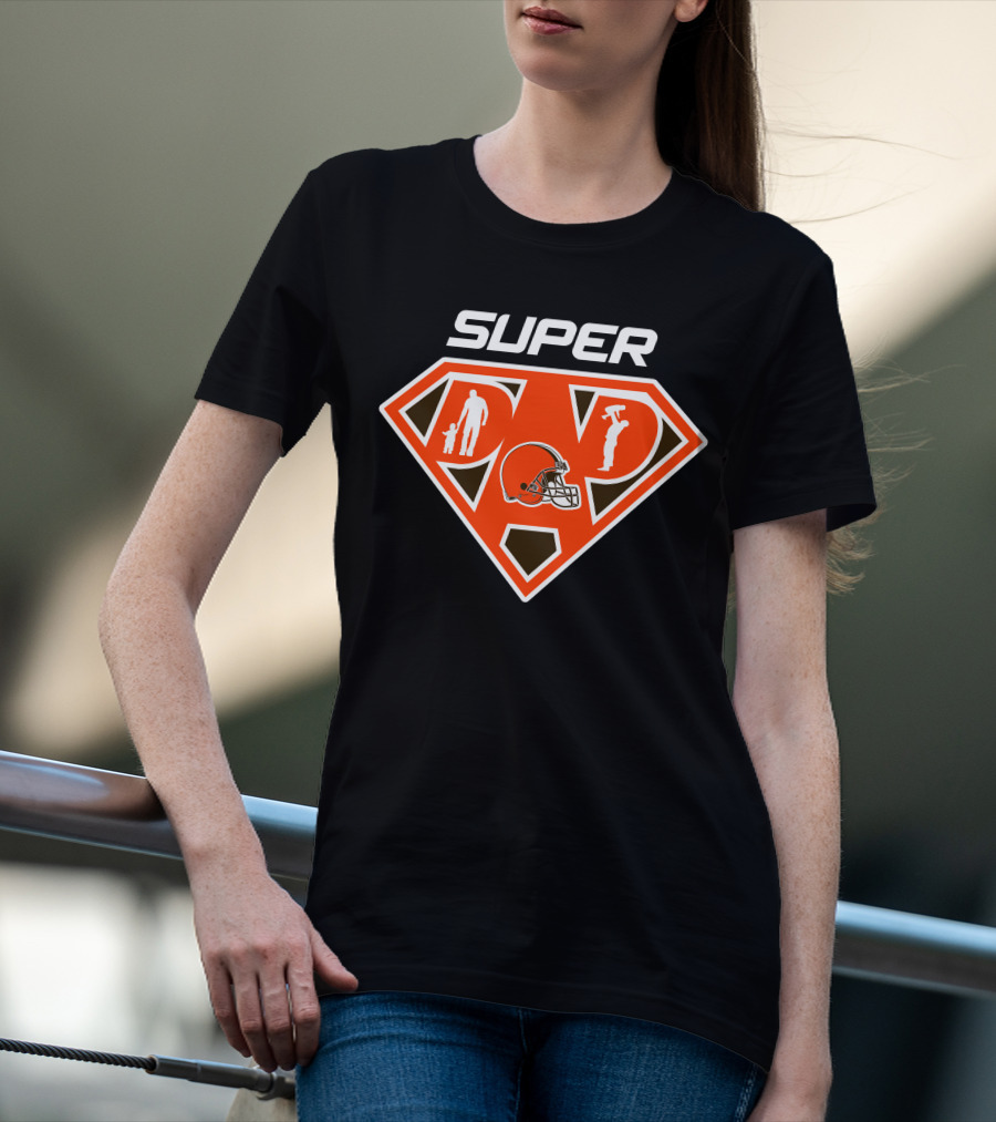 Cleveland Browns Super Dad Hero T-Shirt