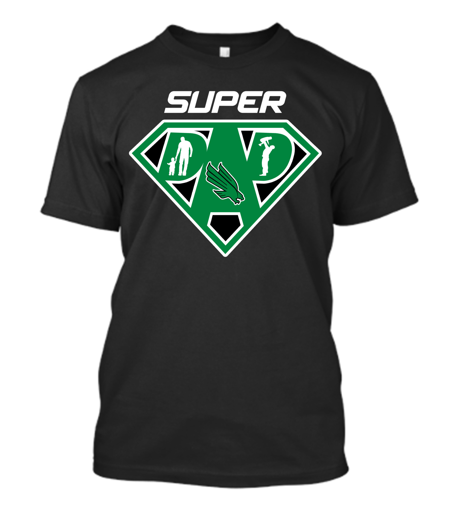 Super Dad North Texas Mean Green T-Shirt