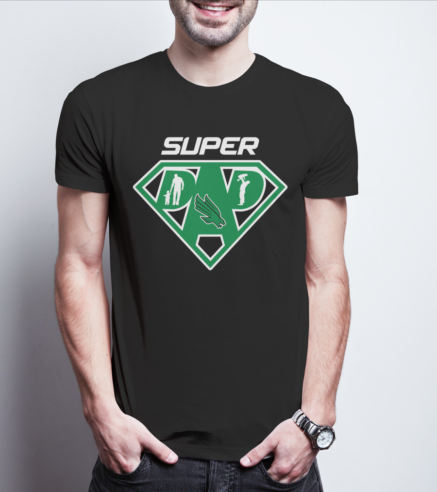 Super Dad North Texas Mean Green T-Shirt