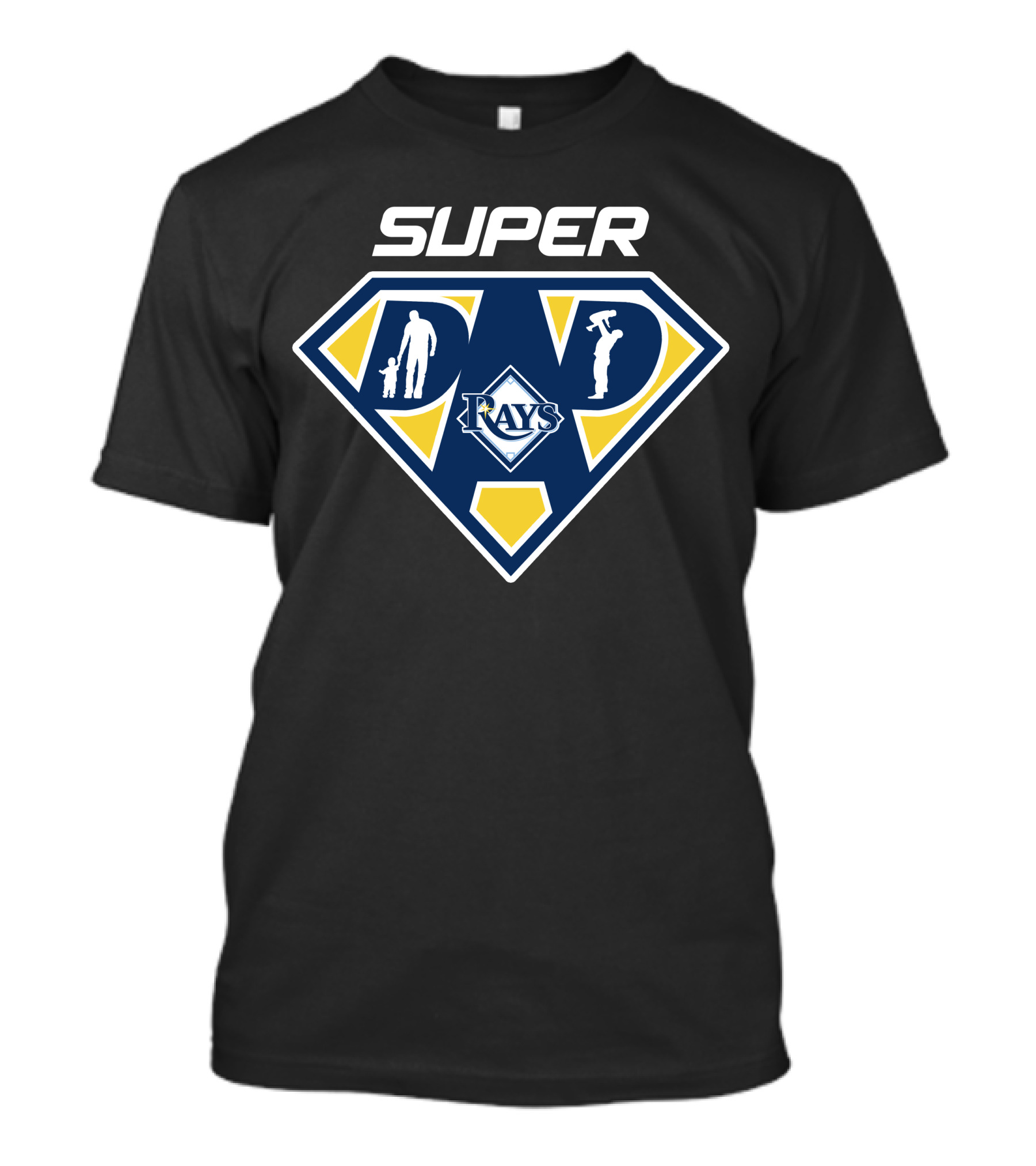 Super Dad Tampa Bay Rays T-Shirt