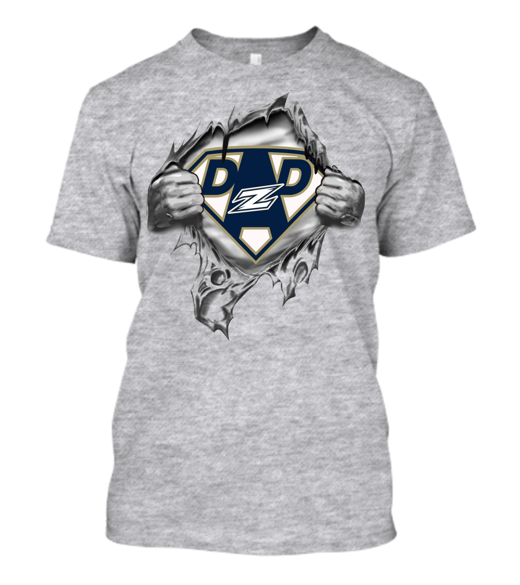 Akron Zips Super Dad Hero T-Shirt