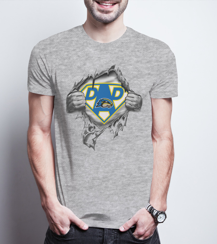 Goucher Gophers Super Dad Hero Shield T-Shirt