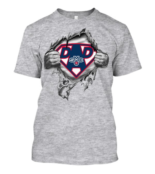 Super Dad Smc Gaels Emblem With Hands T-Shirt