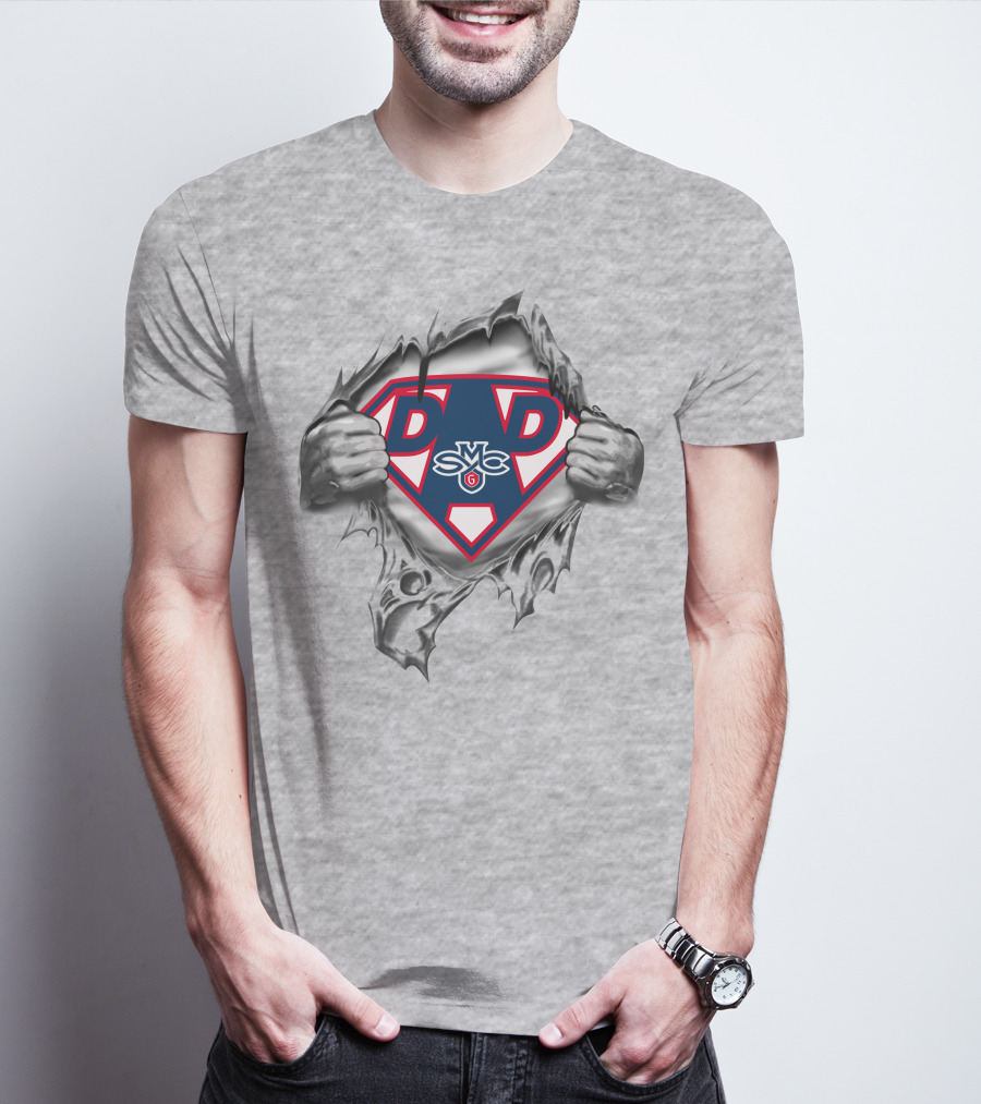 Super Dad Smc Gaels Emblem With Hands T-Shirt