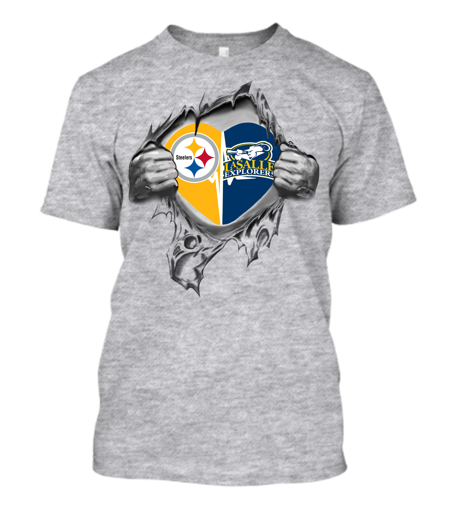 Steelers La Salle Explorers Heart 60 T-Shirt