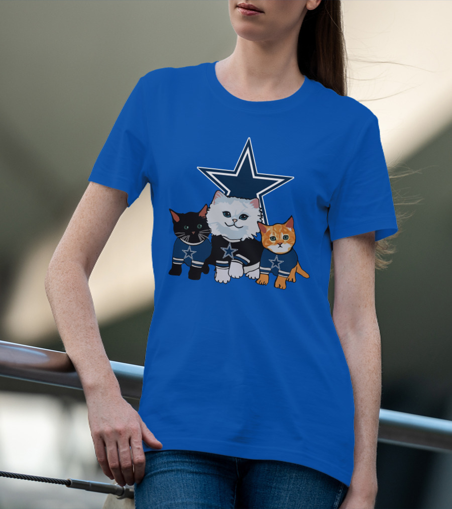 Dallas Cowboys Star Cats T-Shirt