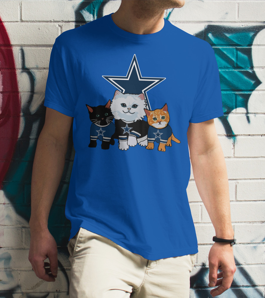 Dallas Cowboys Star Cats T-Shirt