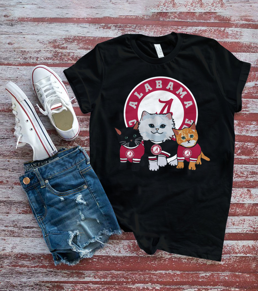 Alabama Crimson Tide Cats T-Shirt