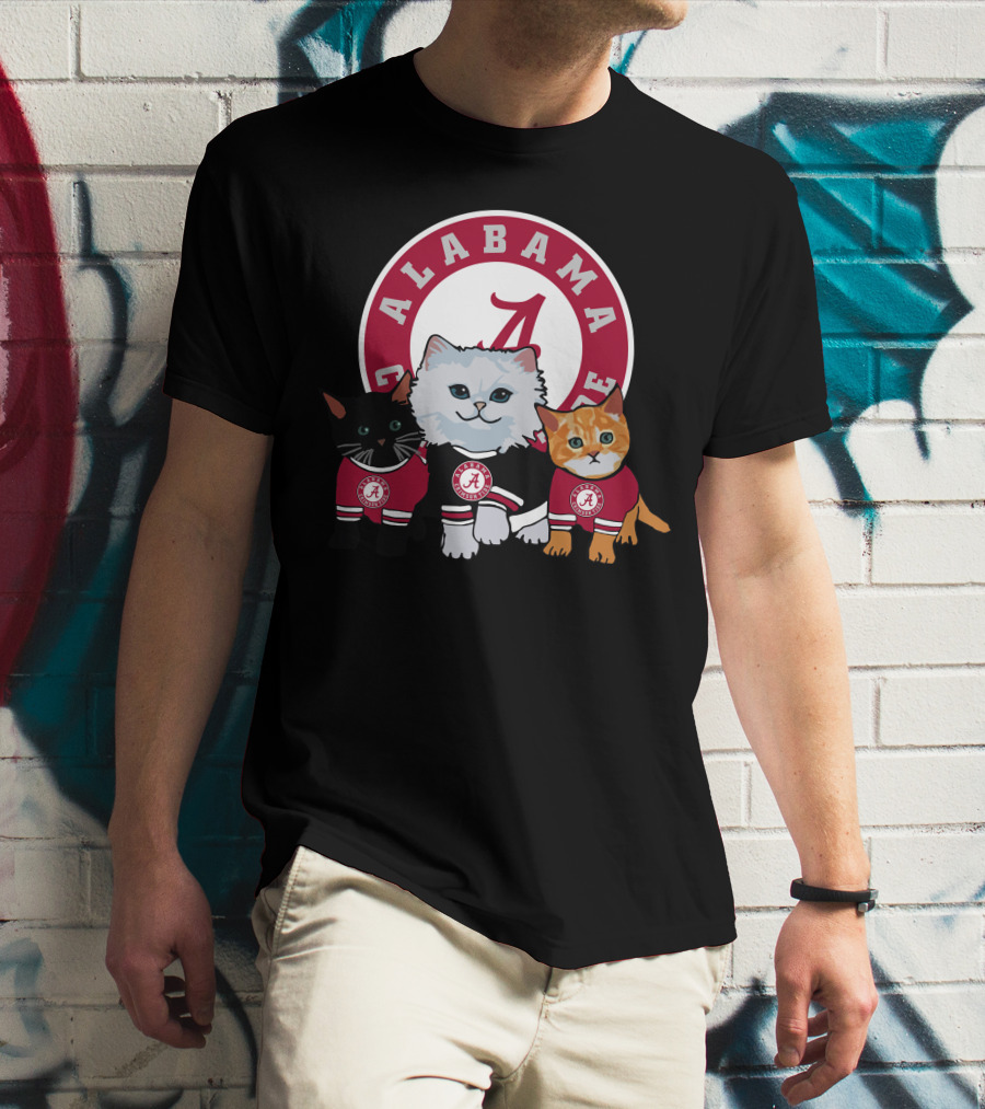 Alabama Crimson Tide Cats T-Shirt