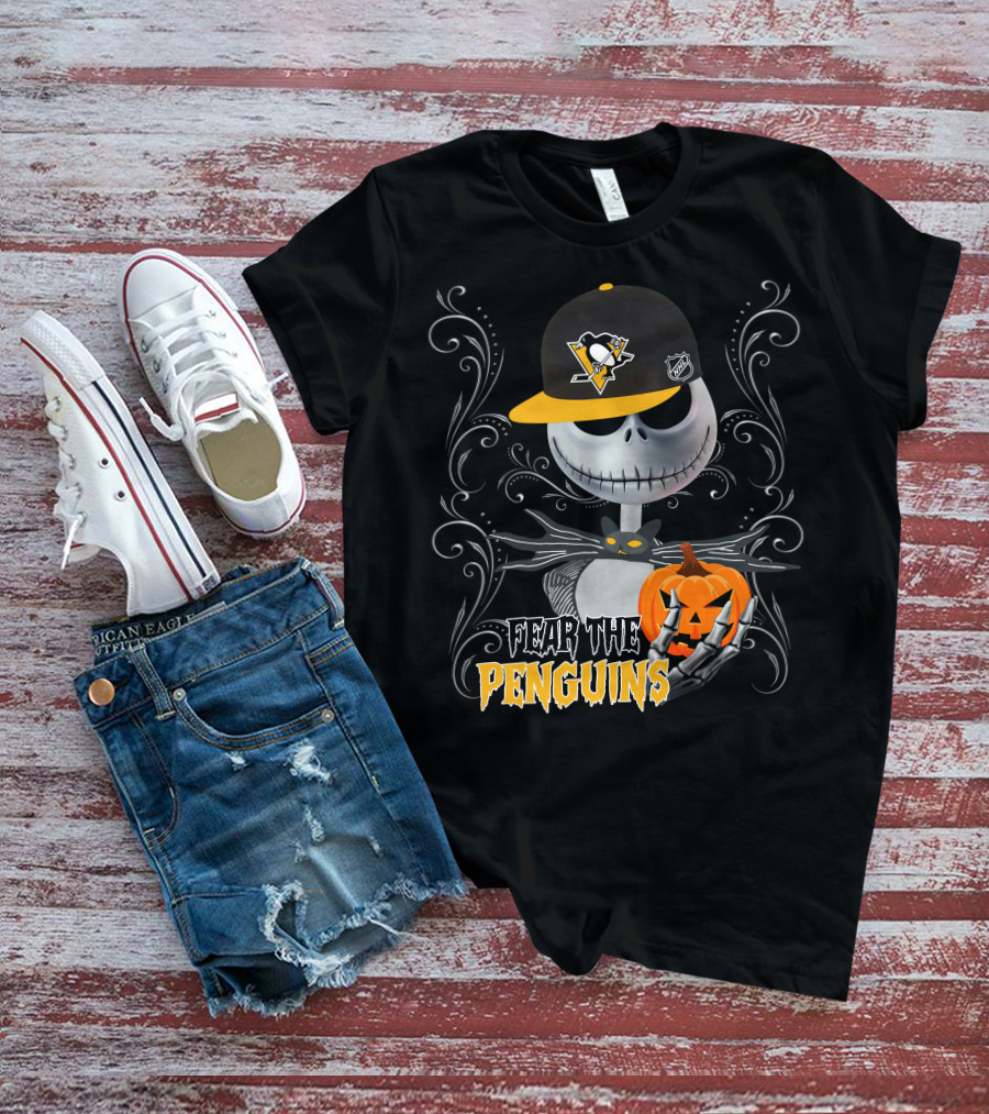 Fear The Penguins Halloween Hat T-Shirt