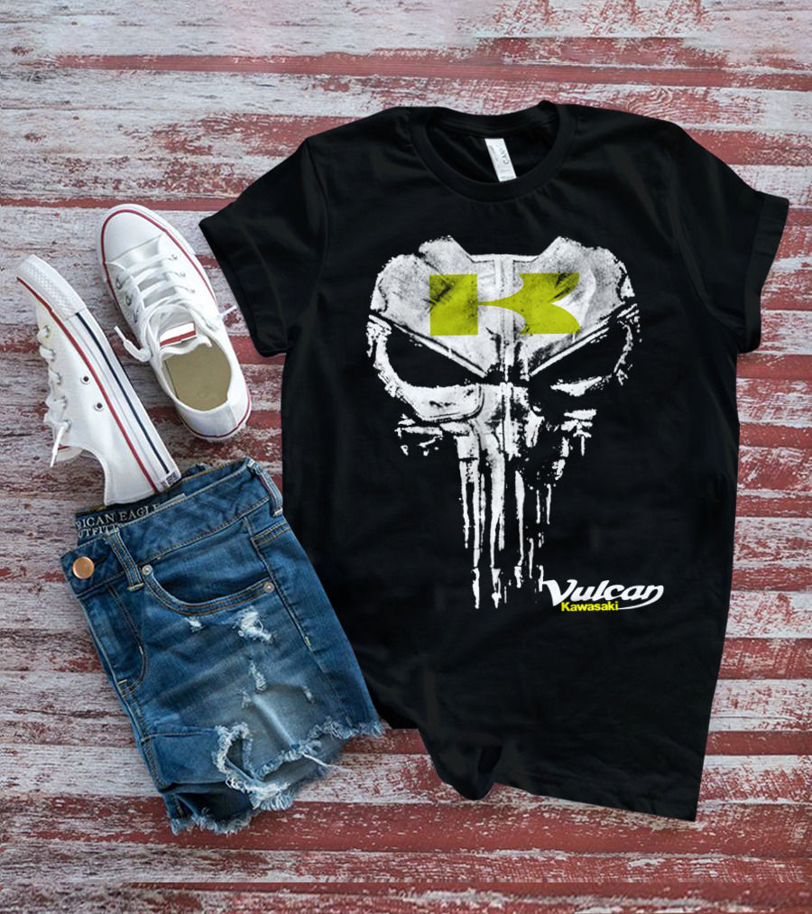 Kawasaki Vulcan Skull Icon 01 T-Shirt