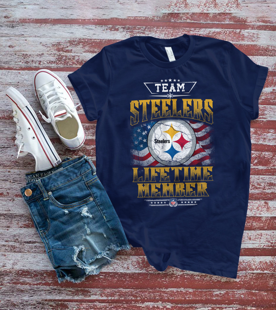 Team Steelers Lifetime Member T-Shirt