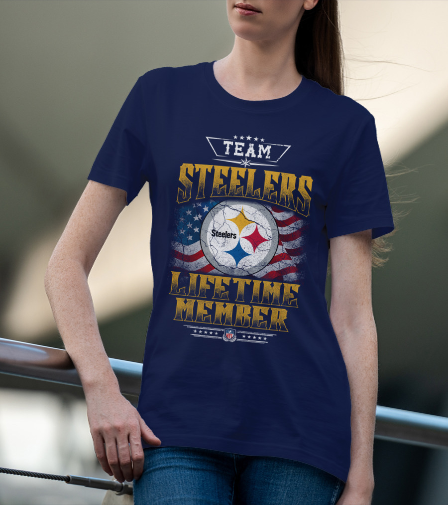 Team Steelers Lifetime Member T-Shirt