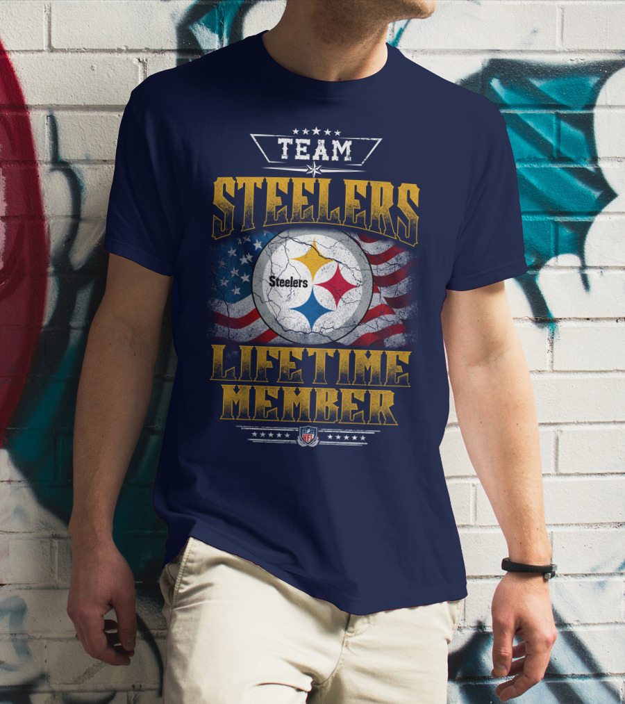 Team Steelers Lifetime Member T-Shirt