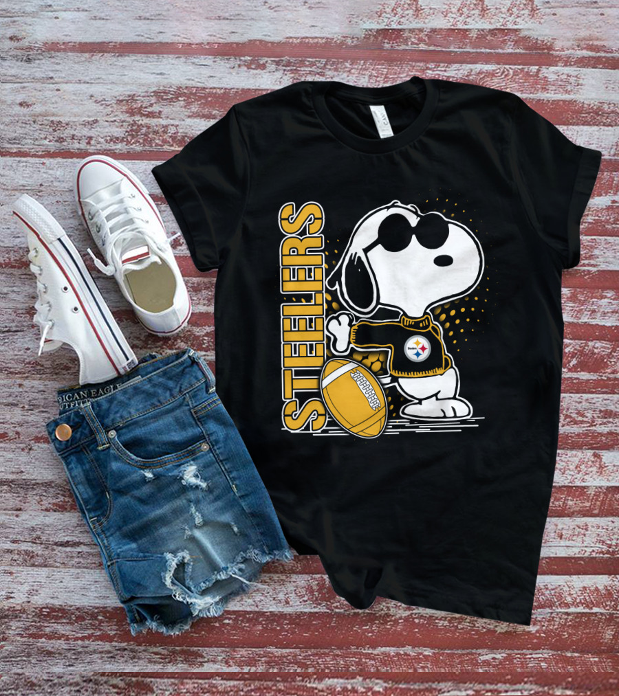 Steelers Snoopy Football Team T-Shirt