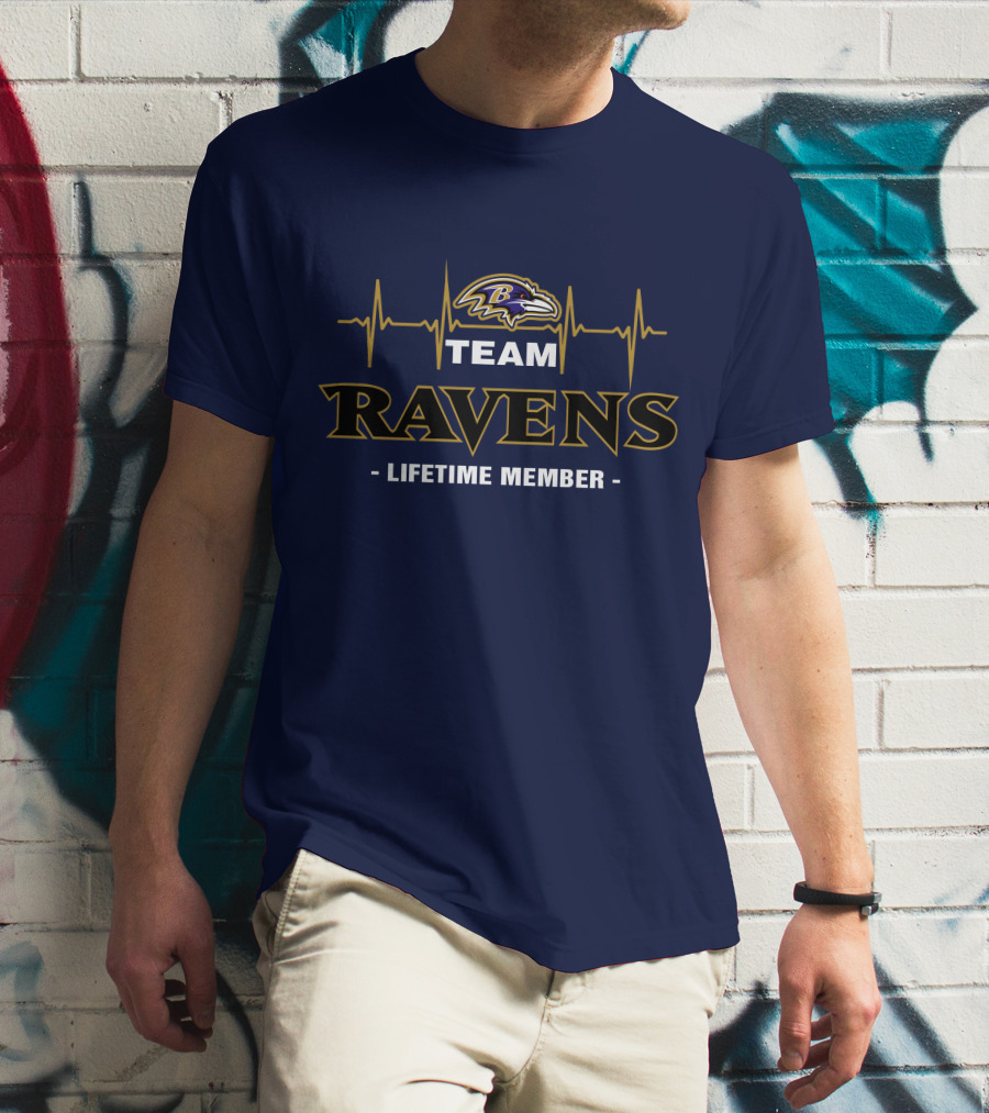 Team Ravens Lifetime Member Baltimore Ravens T-Shirt