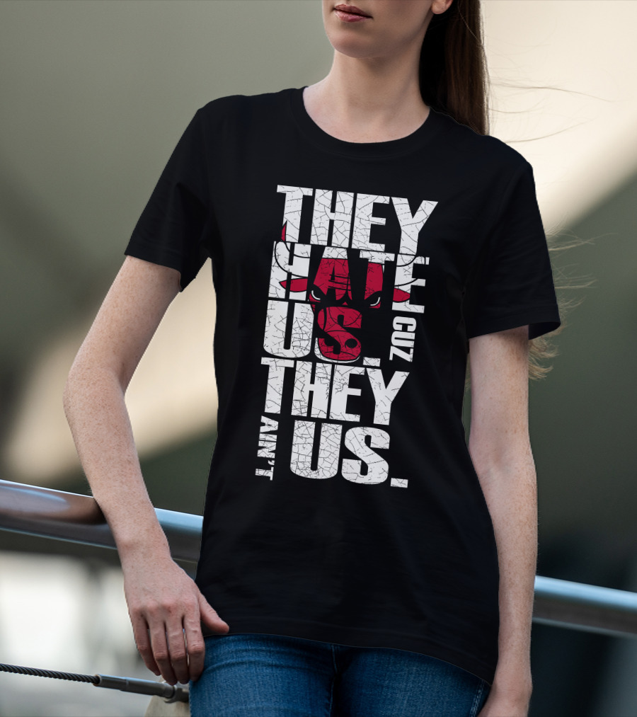 They Hate Us Cuz They Ain't Us Chicago Bulls T-Shirt