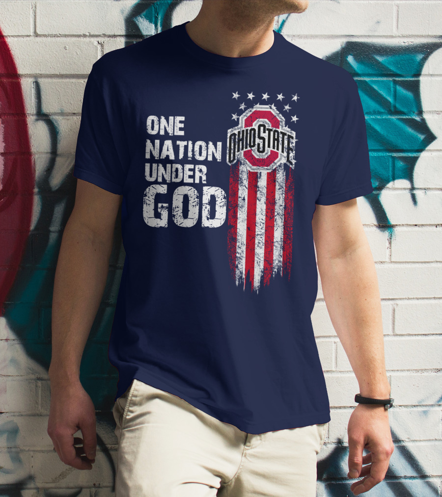 Ohio State Buckeyes One Nation Under God T-Shirt
