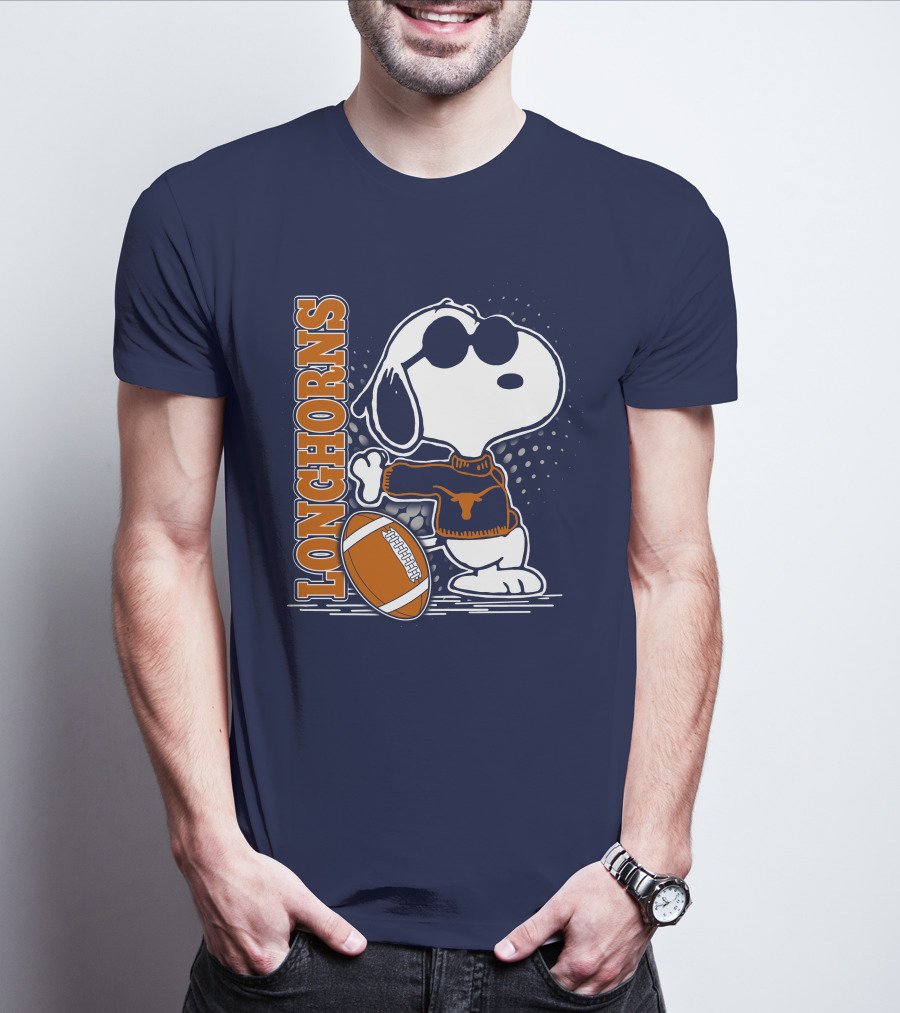 Longhorns Football Snoopy T-Shirt