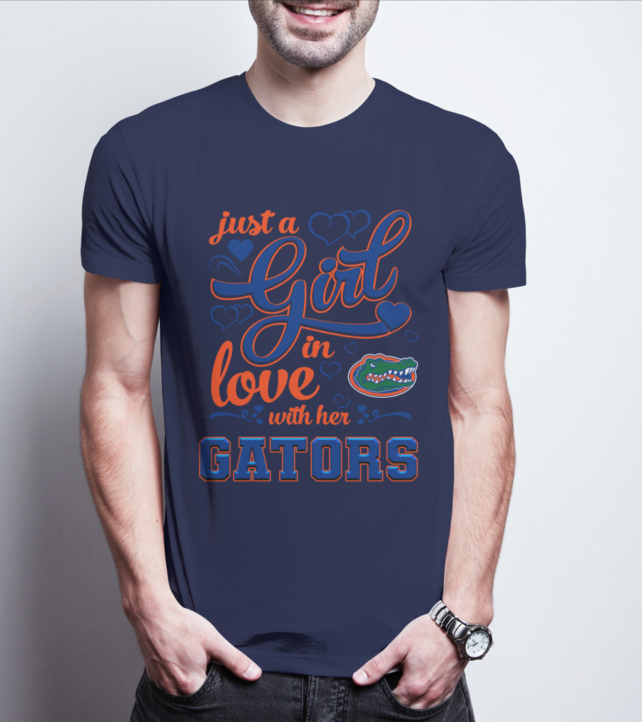 Just A Girl In Love With Her Florida Gators T-Shirt