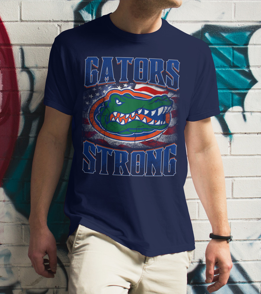 Florida Gators Strong American Flag T-Shirt