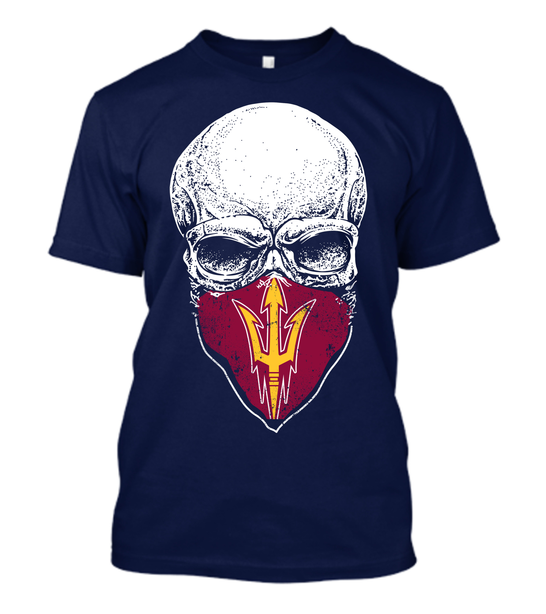 Arizona State Sun Devils Skull With Trident T-Shirt