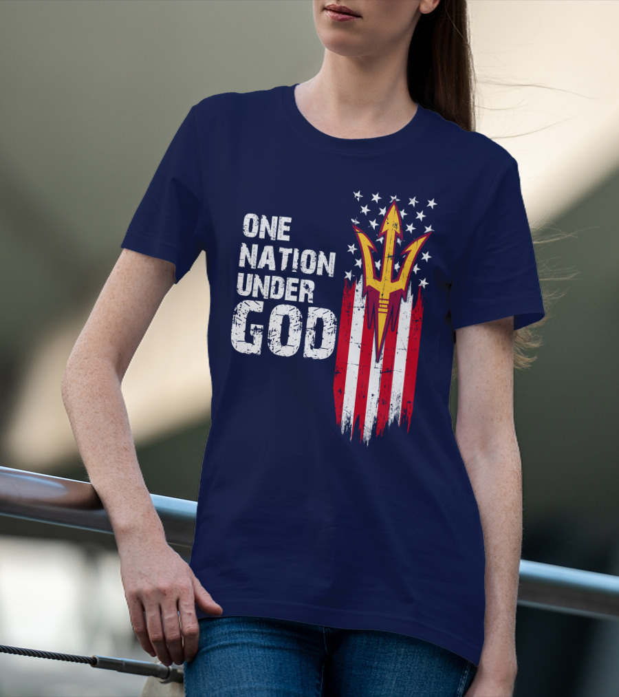 One Nation Under God Arizona State Sun Devils T-Shirt