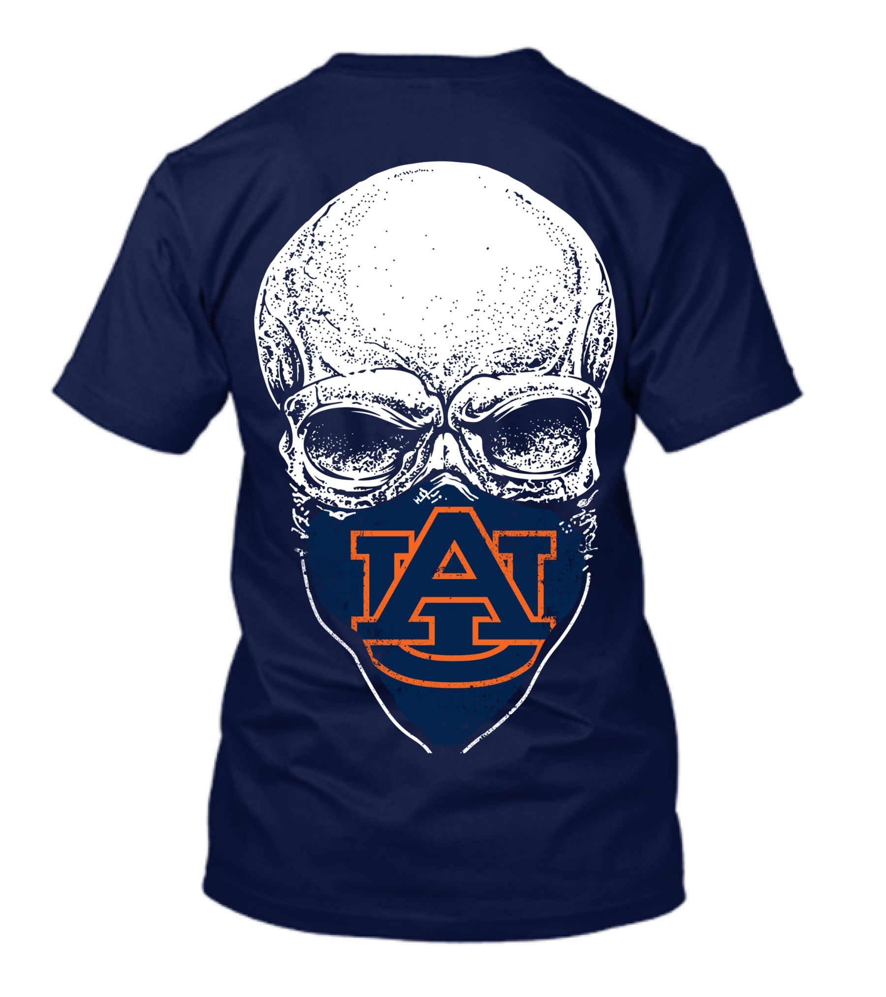 Auburn Tigers Skull T-Shirt
