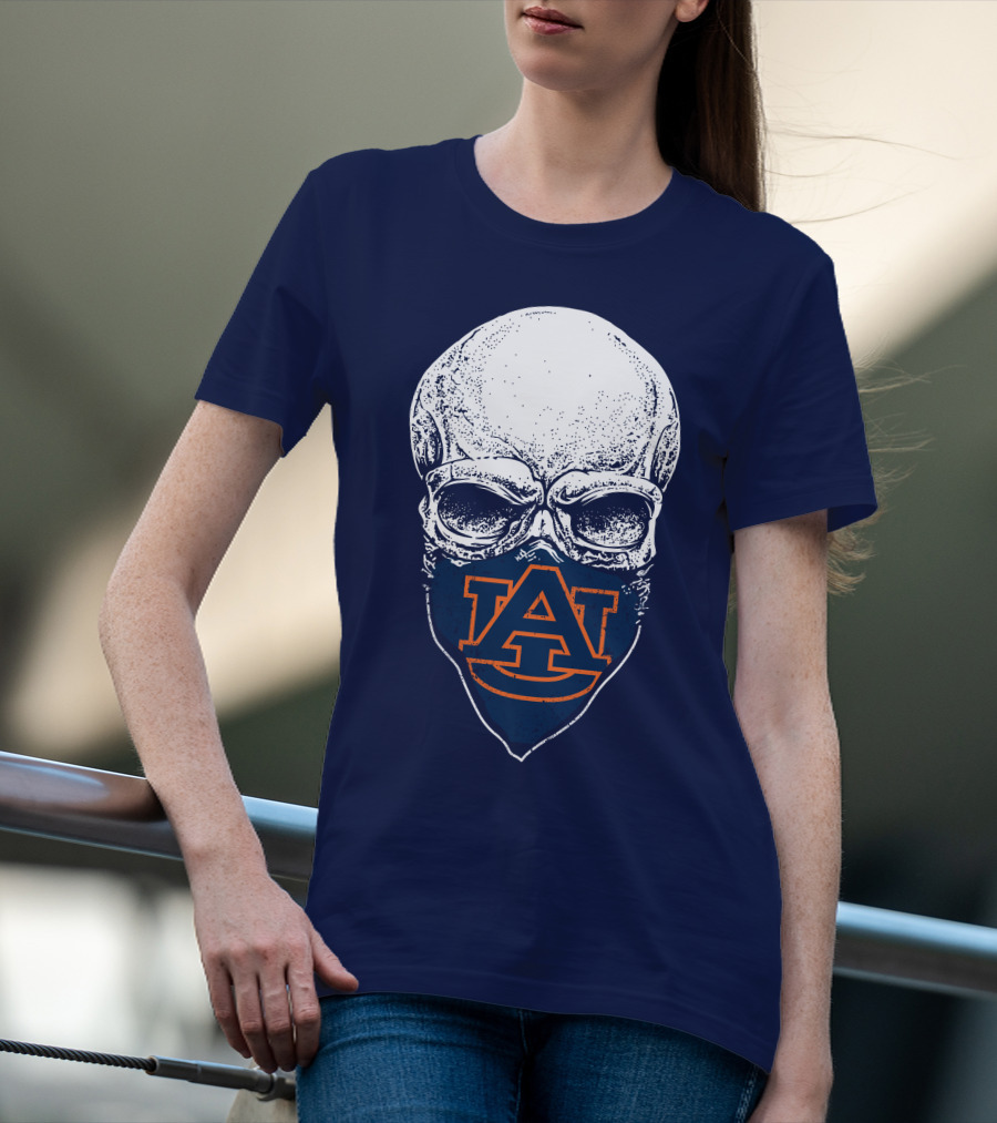 Auburn Tigers Skull T-Shirt