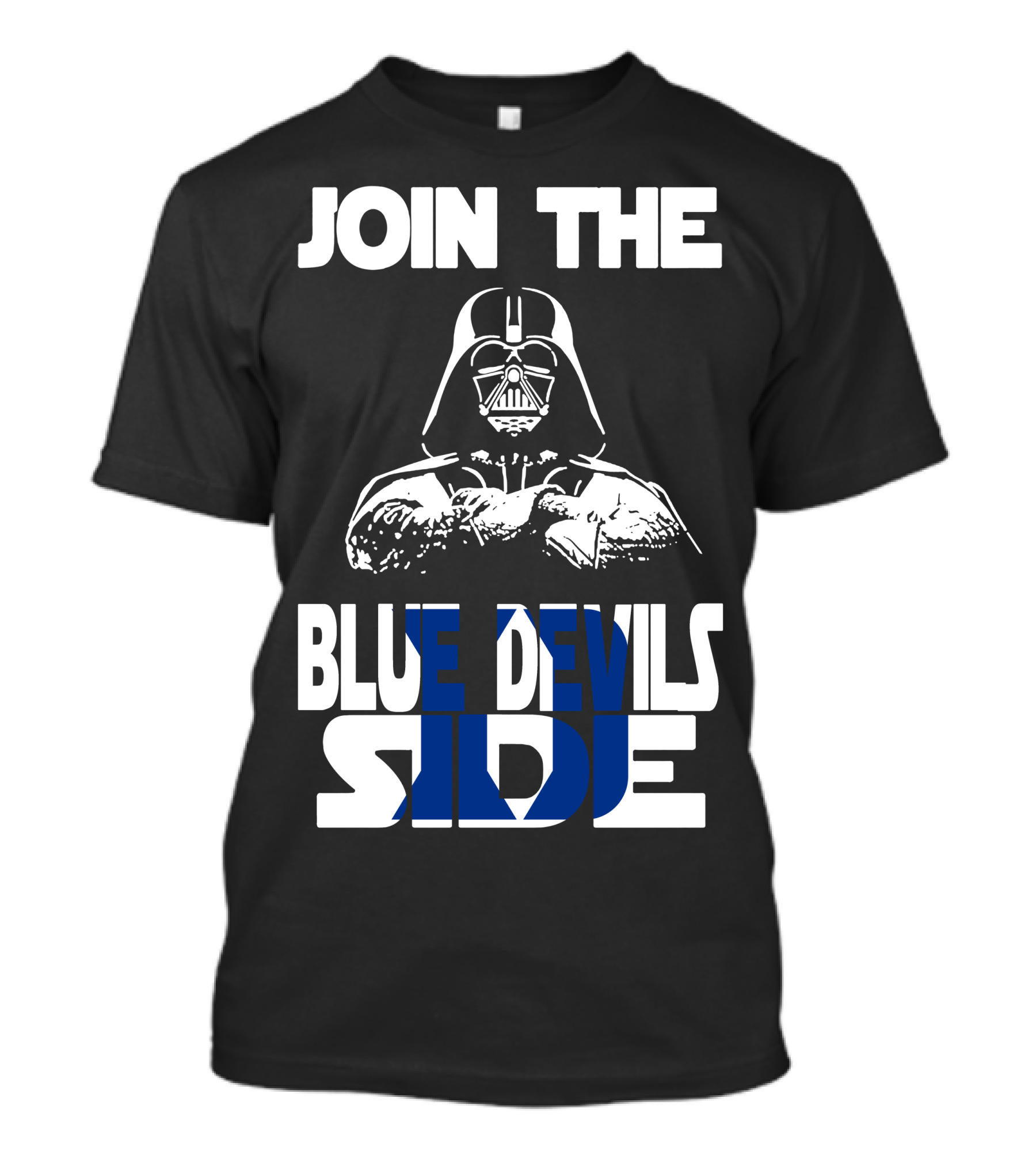Join The Blue Devils Side T-Shirt