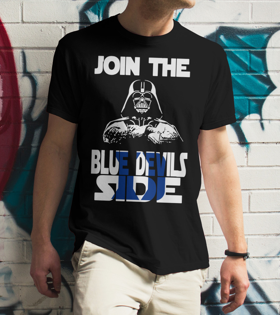 Join The Blue Devils Side T-Shirt