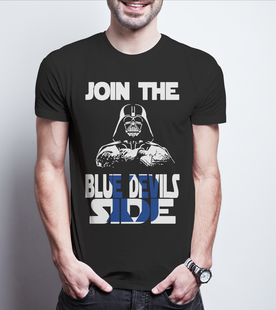 Join The Blue Devils Side T-Shirt
