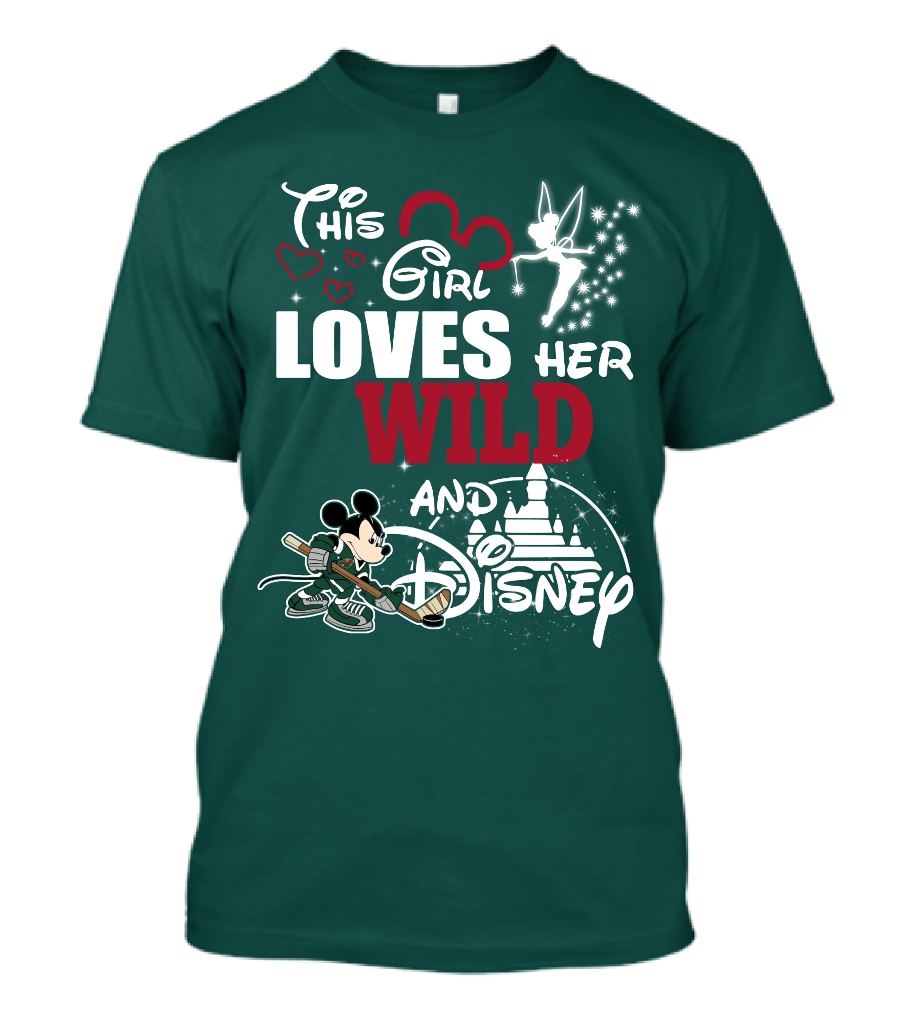This Girl Loves Her Wild And Disney T-Shirt