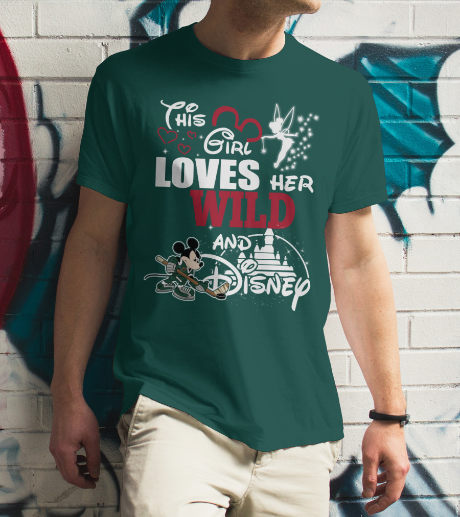 This Girl Loves Her Wild And Disney T-Shirt